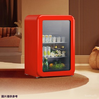 小冰吧冷凍冷藏櫃 家用客廳辦公室小型飲料透明酒櫃 冰箱