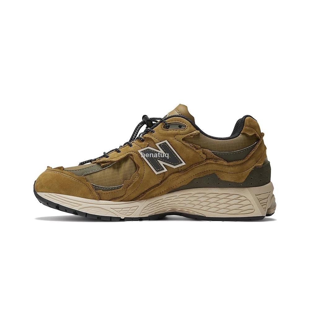 日本代購NEW BALANCE 2002R 男女休閒鞋 復古鞋 破壞款 鬆緊帶 黃棕色 D楦-M2002RDP