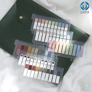 【好物優惠】200張入 莫蘭迪色系 標籤貼 PET防水 索引貼 索引貼 便利貼 10色 U.MI468