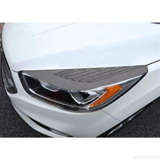 🔥臺灣出貨🔥福特 FORD 17-19年 小改款 KUGA 大燈眉 大燈飾條 前燈眉 燈眉 碳纖維紋 烤漆黑