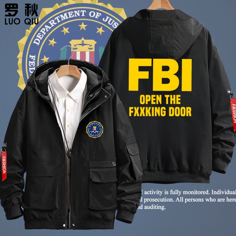 美聯邦調查局FBI特工探員電影電視劇周邊連帽夾克男女外套上衣服