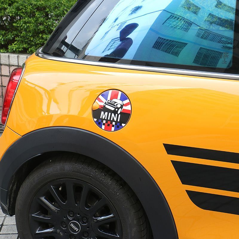 BMW minicoopercountrymanclubman米字旗油箱蓋貼紙拉花裝飾 #MINI#裝飾貼#車身拉花#車