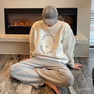 【優選好物】春秋季韓版寬鬆圓領衛衣男ins潮牌港風帥氣長袖百搭加絨加厚上衣 XMUI