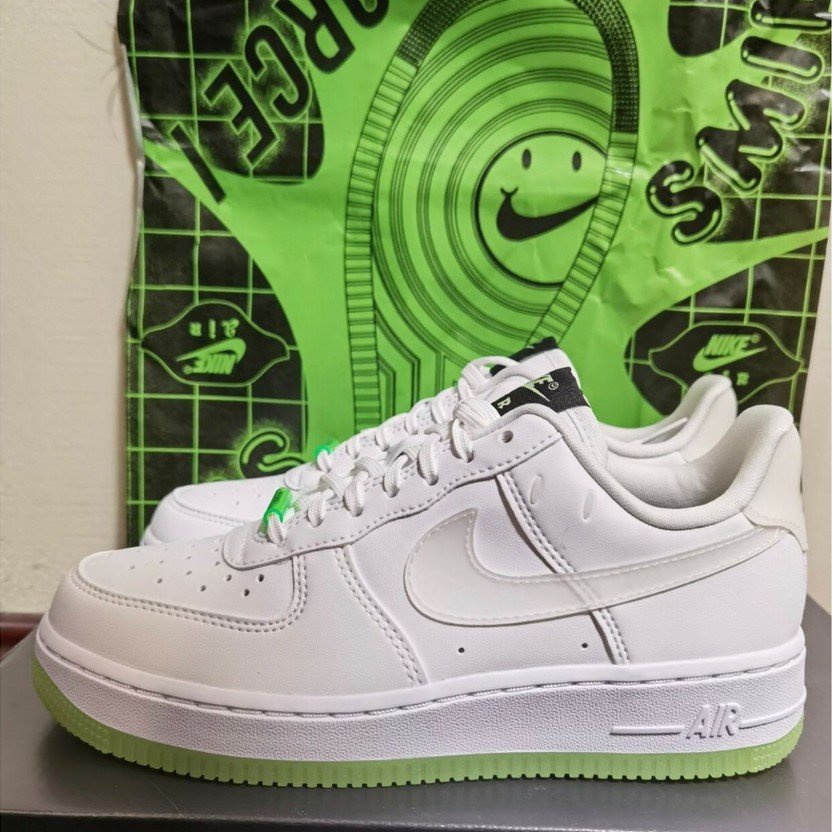 Nike AIR Force 1 LOW ''Have NIKE Day''夜光 白綠 ct3228-100
