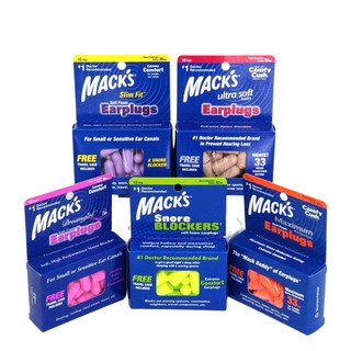 Mack's 泡棉耳塞 dB29~33 睡眠耳塞 防噪音 學習 旅行 macks 子彈型 海綿耳塞