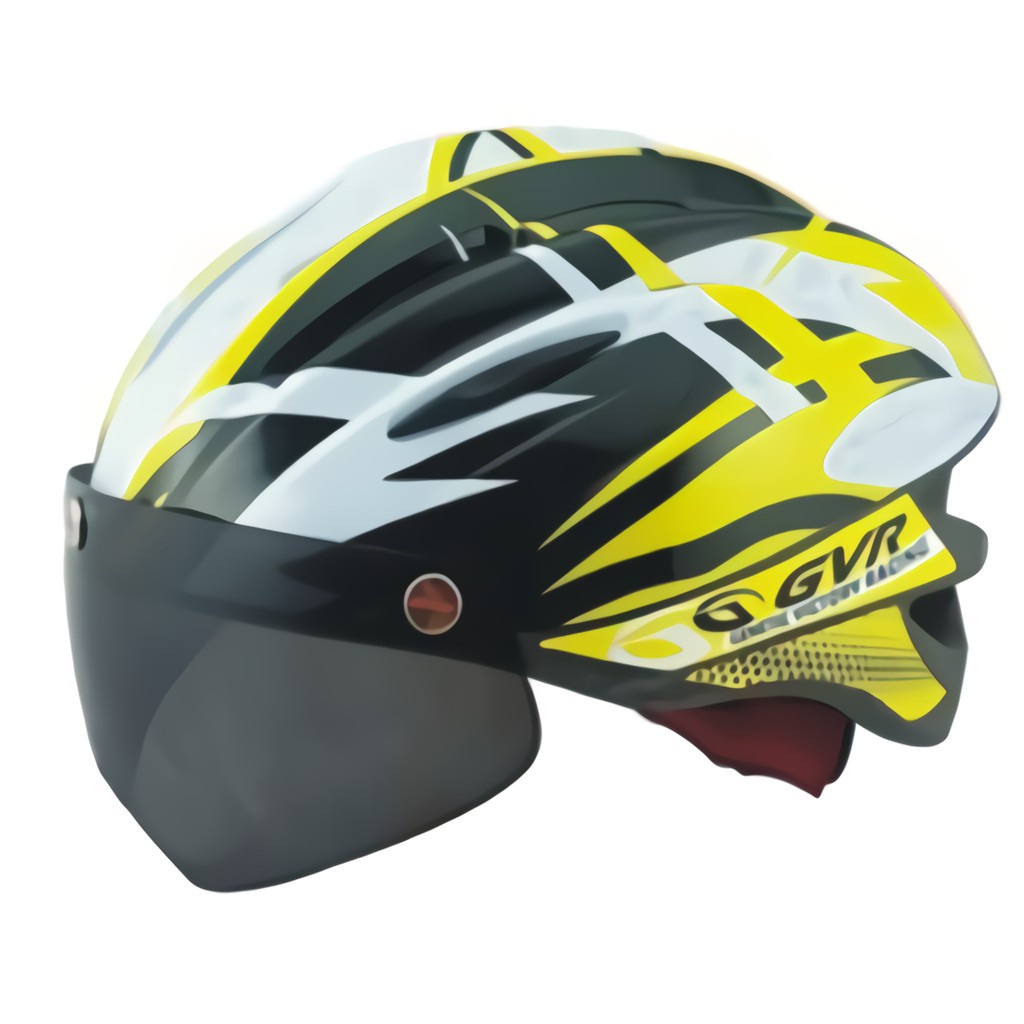 GVR 跳躍系列 磁扣式鏡片安全帽/頭盔-崇越單車