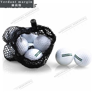可批發開發票🚀發貨免運🚀高爾夫雙層球沙林2層練習球golf比賽球黑色網袋12個裝高爾夫球 高爾夫球 特價球