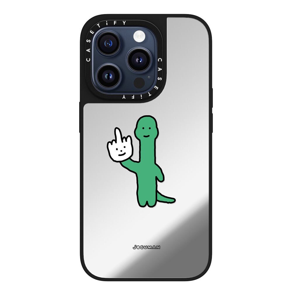 CASETiFY 保護殼 iPhone 15 Pro/15 Pro Max 小恐龍說哈囉 Talk to the Hand