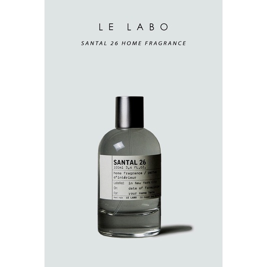 【Le labo】santal 26 室內香水100ml（已售完）