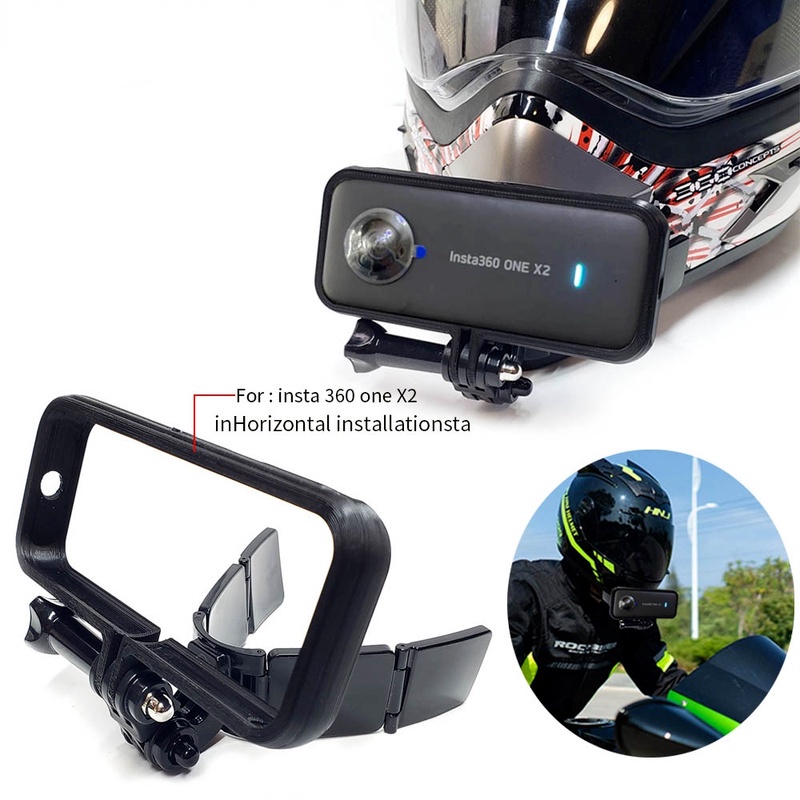 Motorcycle Helmet Front Chin Holder Folding Bracket for inst