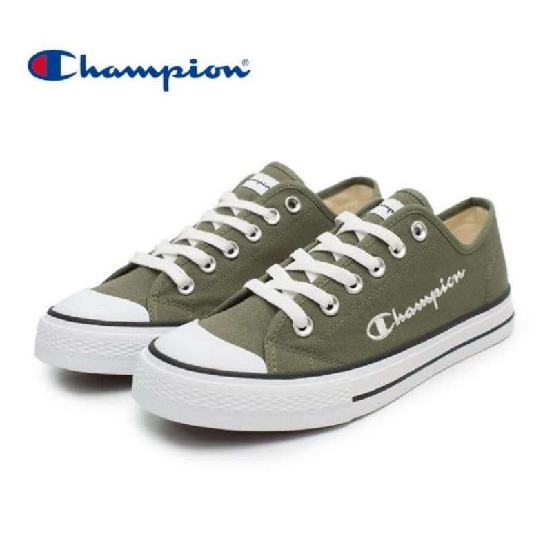 Champion 休閒鞋 男鞋 女鞋 運動鞋 帆布鞋 SCRIPT CP CANVAS 綠 USLS308140