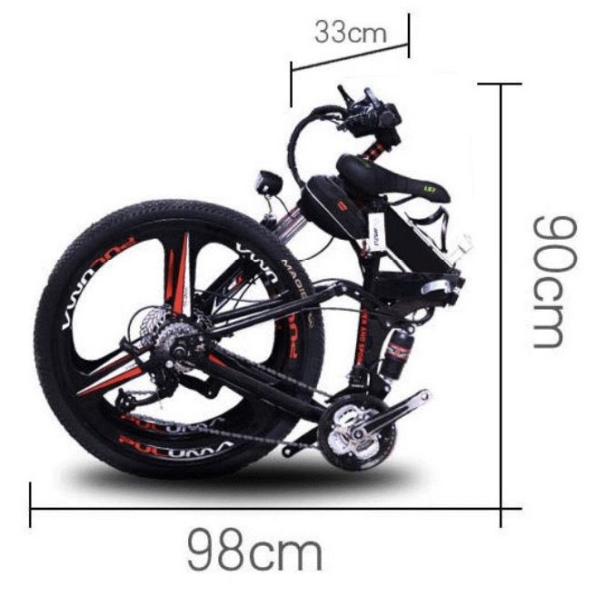 【特價優惠】26寸折疊電動鋰電山地車自行車成人變速越野助力單車外銷