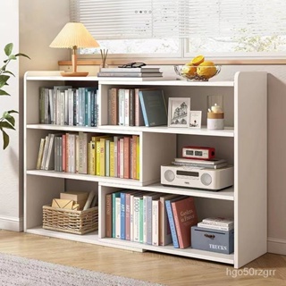 簡易書架置物架落地伸縮多層收納架飄窗書櫃閱讀客廳儲物櫃格