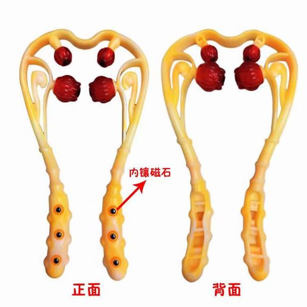 ✨手持式頸椎按摩器手動家用脖子胳膊腿部按摩夾頸部按摩器揉捏肩頸