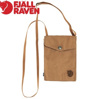 【Fjallraven 小狐狸 Pocket旅行隨身袋《卡其棕》】F24221/手機包/側背包/小包