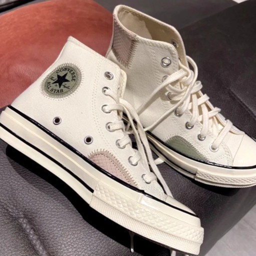 Converse Chuck 1970S Hi 白色拼接 草綠冰淇淋 男女鞋 高筒 休閒鞋 170128C