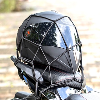 【SHUN】摩托車頭盔網 40*40、30*30 行李網 油箱網兜 機車尾箱網 尾架網 油箱網 網袋 置物網 綁帶