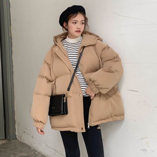 【Wik】冬天外套 羽絨外套 羽絨衣 羽絨服 棉服 棉襖 新款反季羽絨棉服女短款冬季韓版麵包服棉襖寬鬆加厚棉衣外套