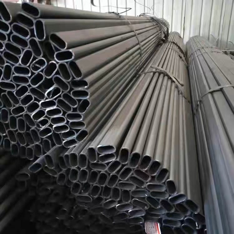 熱賣//平橢圓管15*30家具管20橢圓鋼管25 40 50 60 70 80 90扁鐵管100mm