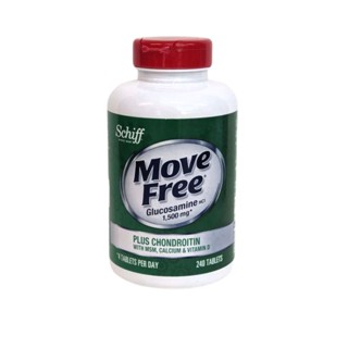 Schiff Move Free 益節葡萄糖胺+軟骨素+MSM+維生素D+鈣 240錠 C363984 效期2027/2