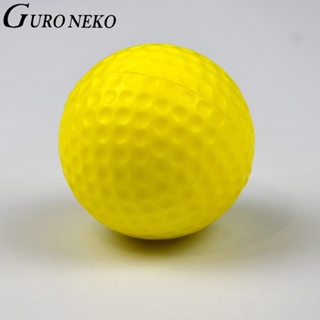 新品 高爾夫球PU球 室內海綿球 室內軟球 練習球 黃色橘色 愛尚高爾夫