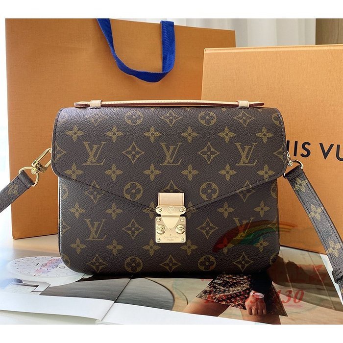 二手 LV 路易威登 M44875 POCHETTE METIS 老花 郵差包 學院包 肩背包 斜挎包 +免運