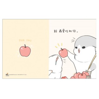 ㄇㄚ幾兔 小卡-蘋果 墊腳石購物網