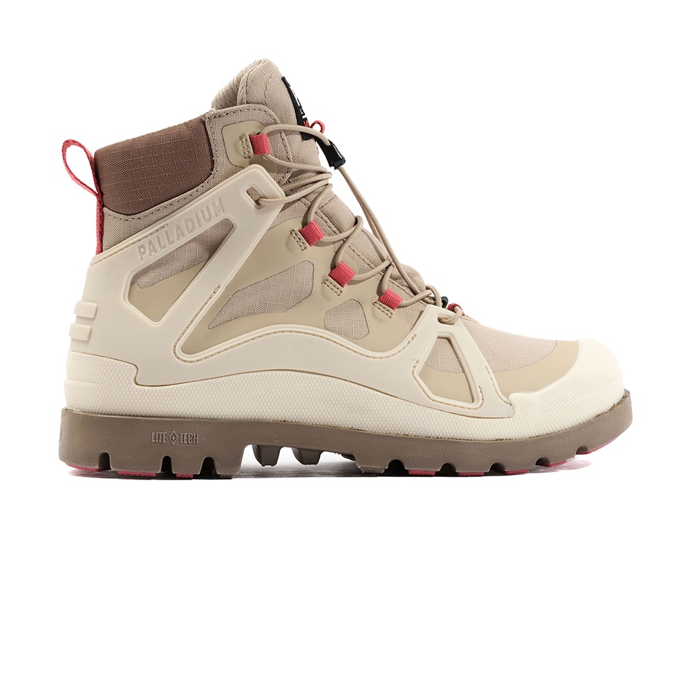 Palladium Pampa Lite+ Cage WP+ 女 奶茶 高筒 防水 輕量 休閒鞋 98845-215