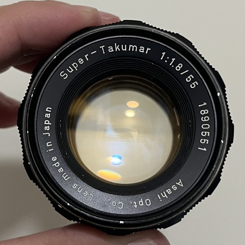 Pentax Super Takumar 55mm f1.8 大光圈 定焦鏡 M42口 asahi