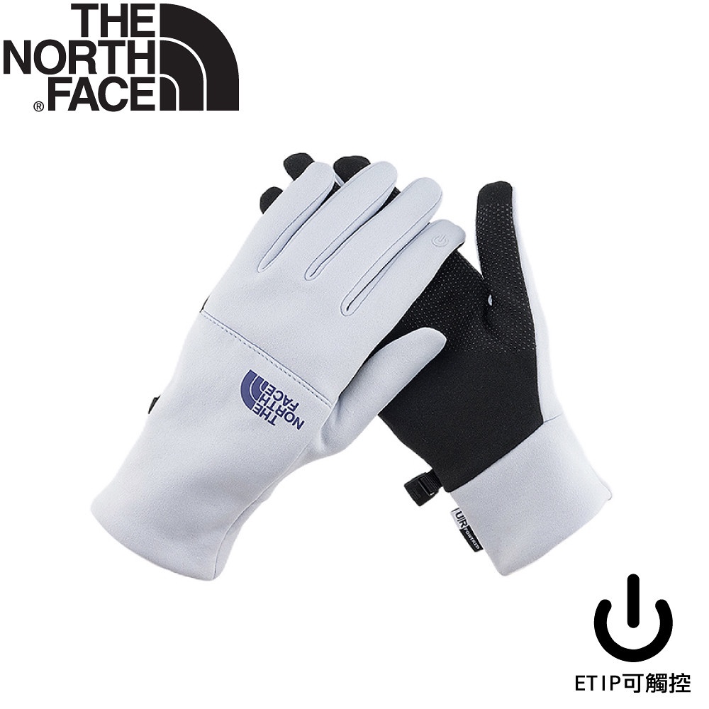 【The North Face 女 可觸屏四向彈性保暖手套《淺紫》】4SHB/保暖可觸屏手套/機車手套/防滑手套