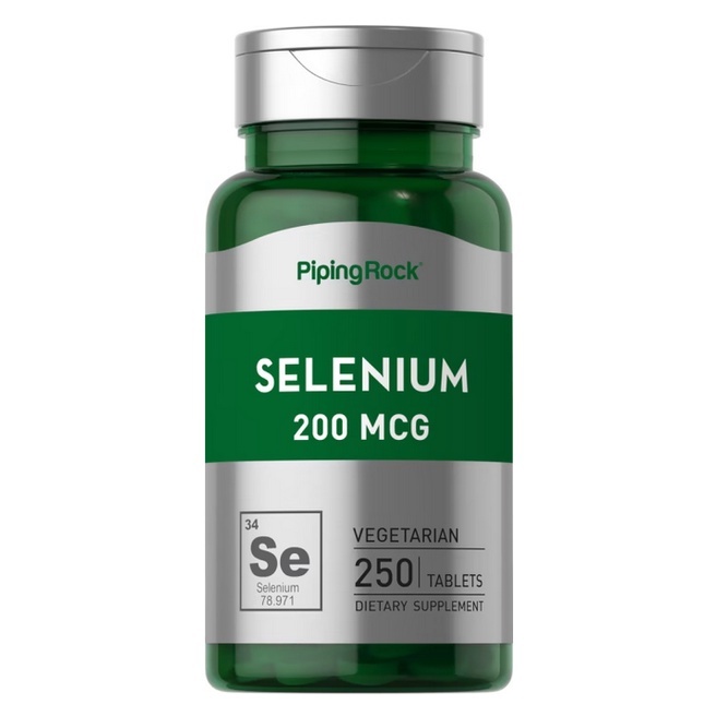 【Piping Rock】免運 Selenium 硒 200mcg 250顆