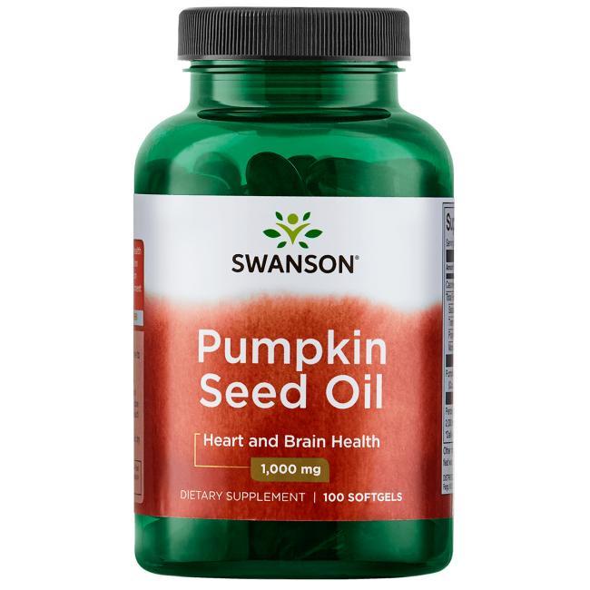 【Swanson】免運 南瓜籽油 Pumpkin Seed Oil 1000mg 100顆