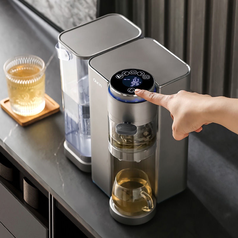 110v即熱式飲水機辦公室燒水壺茶飲機智能煮茶器家用自動泡茶機小柚子百貨