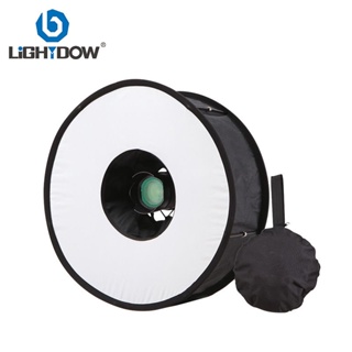相機鏡頭 45CM環形折疊式柔光箱微距 光閃光燈罩環閃美拍夜拍補光相機配件