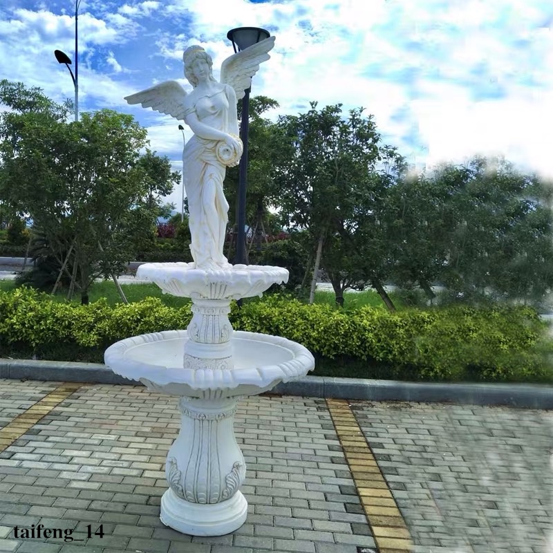 工廠直供 品質保障 發票 歐式多層羅馬柱流水噴泉花盆造型別墅庭院地產廣場裝飾雕塑擺件
