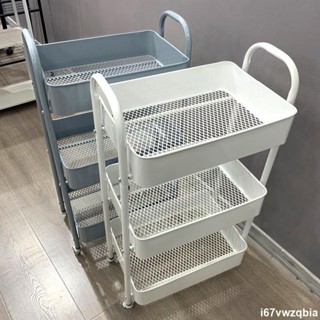 【免運可開票】小推車置物架臥室落地零食收納架廚房多層移動浴室衛生間儲物架子XG01