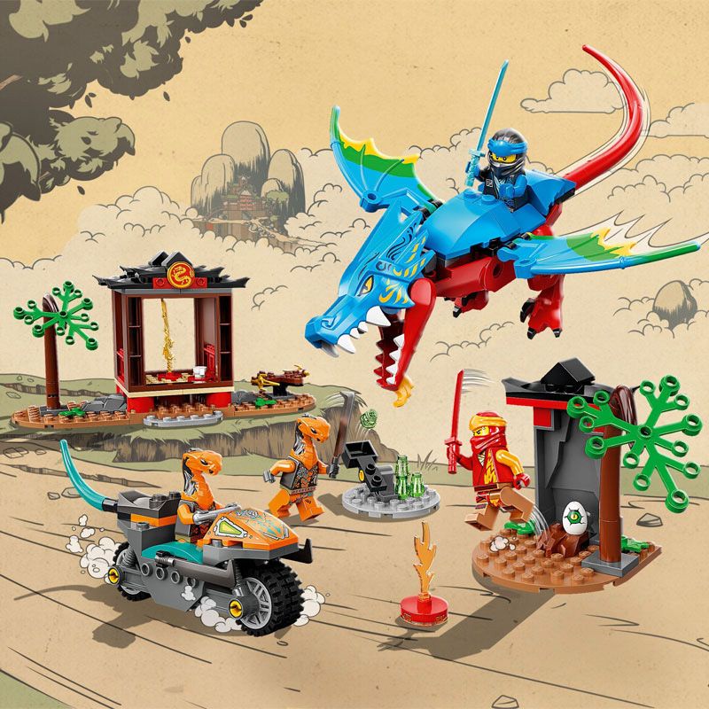 LEGO樂高 71759幻影忍者飛龍神廟系列 第16季2022新品拼裝 積木 玩具
