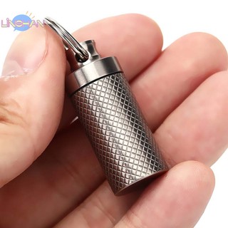 Outdoor Mini Titanium Alloy Seals Bottle Waterproof Canister