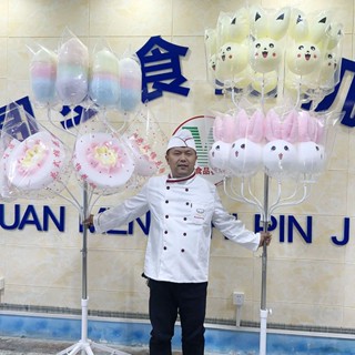 圓夢棉花糖展示架擺攤卡通花式插架商用架子特價可折疊支架落地式 久興旂艦店