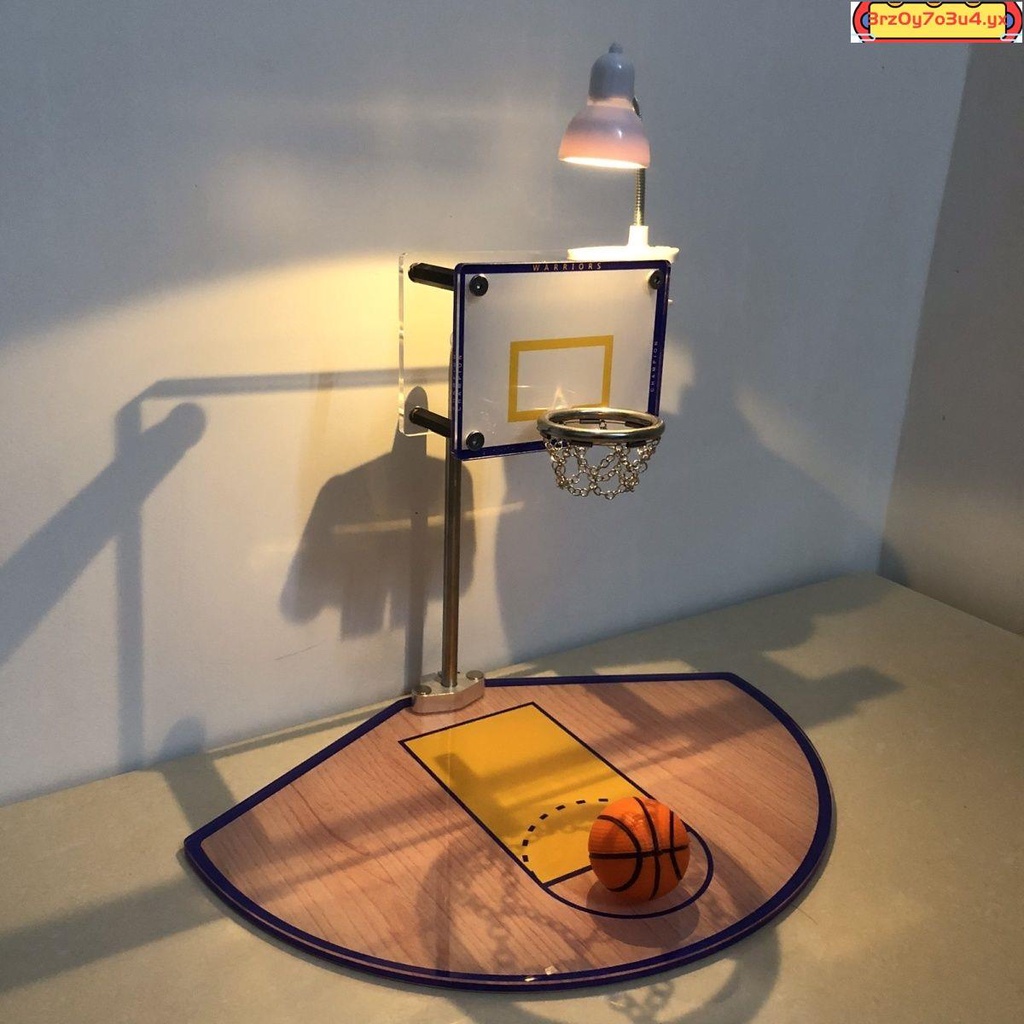 超值優惠#籃球框迷你房間桌面迷你籃球架擺件手工原創美式籃球迷你籃球框