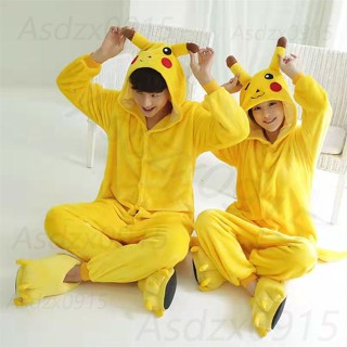【質量好】皮卡丘 長頸鹿Kigurumi 成人動物老虎連身睡衣套裝保暖柔軟睡衣冬季連身褲睡衣睡衣女士居家服