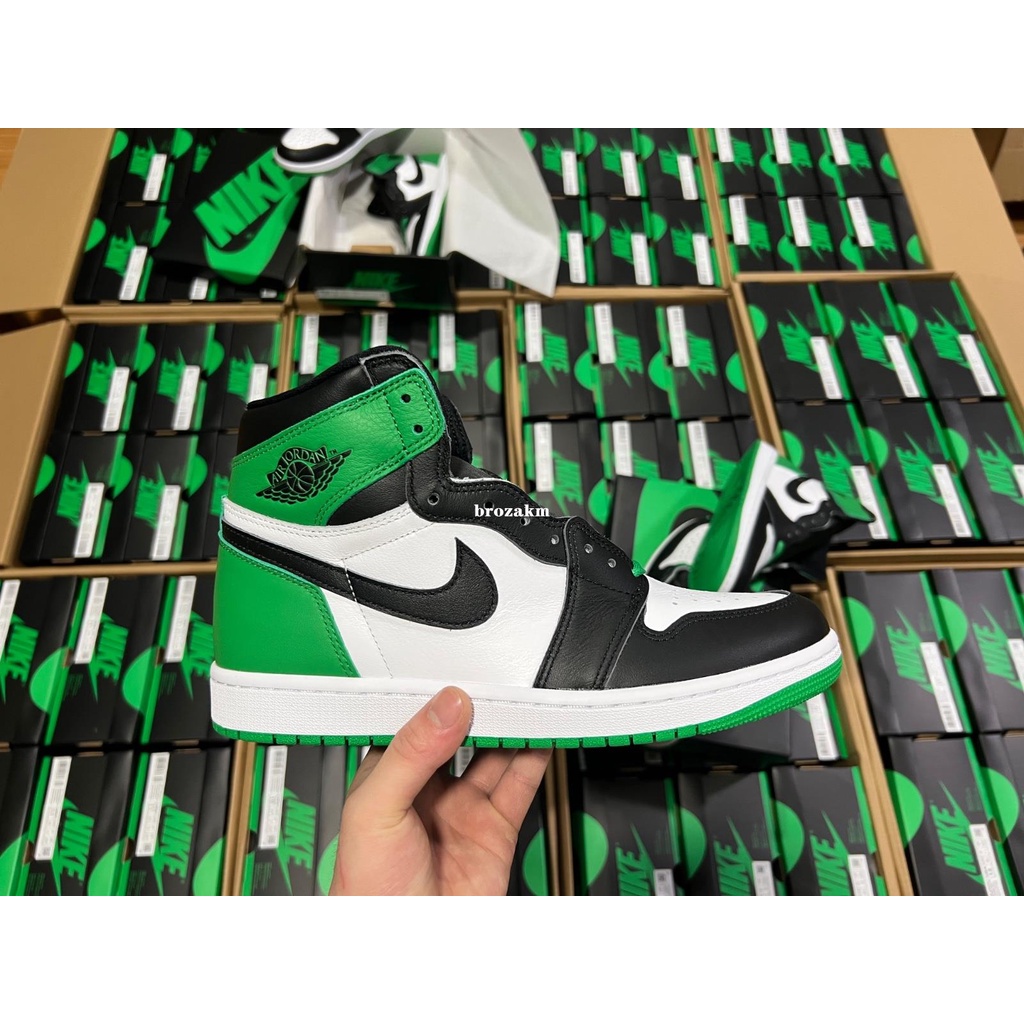 Air Jordan 1 High OG “Lucky Green” 白黑綠 腳趾 籃球鞋DZ5485-031