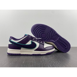 Nike Dunk Low “Chenille Swoosh” 白紫 葡萄 絨毛 滑板鞋DQ7683-100