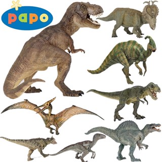 正版外貿出口PAPO恐龍模型模擬動物收藏恐龍世界兒童益智玩具清倉