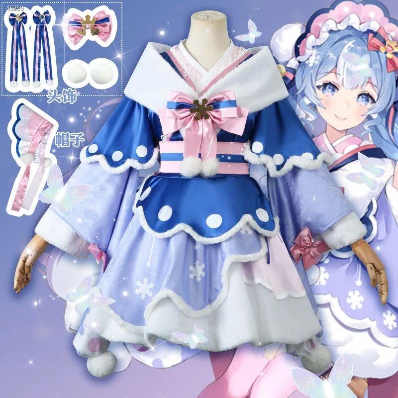 ☍✤♤免運 圣誕節 VOCALOID 初音未來 cos服 2023 miku 雪初音 cosplay lolita 聖誕