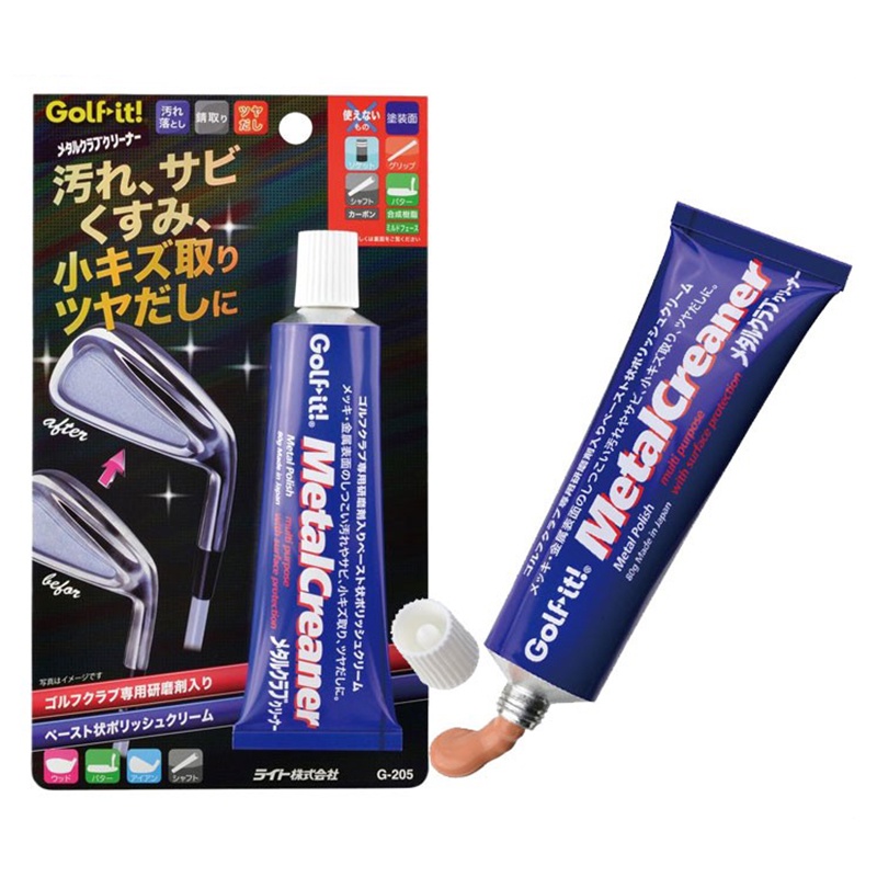 日本原裝進口LITE 高爾夫球桿鐵桿桿身桿頭去污清潔除銹保養油膏 愛尚高爾夫