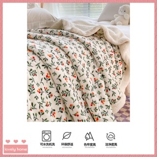 【Lovely home】2023新款冬季法蘭絨毛毯傢用空調毯冬季牛奶絨小毛毯午睡毯珊瑚絨