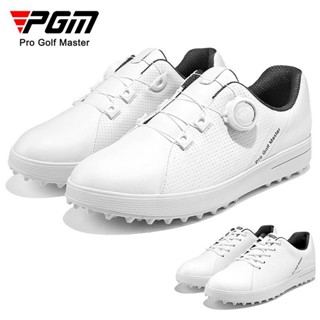 PGM 高爾夫球鞋女 女士旋扣款/鞋帶款 防水超縴 防滑鞋釘golf運動鞋 高爾夫球鞋 戶外運動休閒女鞋 高爾夫