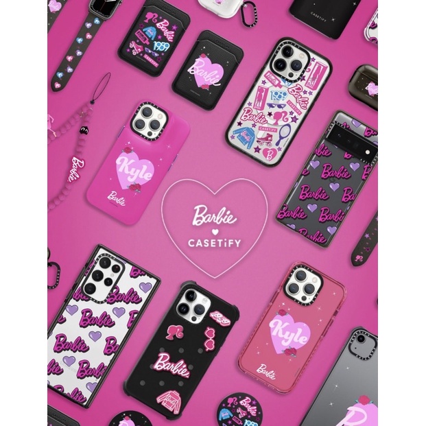 正品（現貨免運）Barbie X Casetify 芭比粉系列聯名款手機殼 iPhone 14 Pro/ Samsung