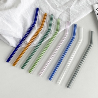 Big Extra Wide Straw Smoothie Glass Straws Reusable Long Dri